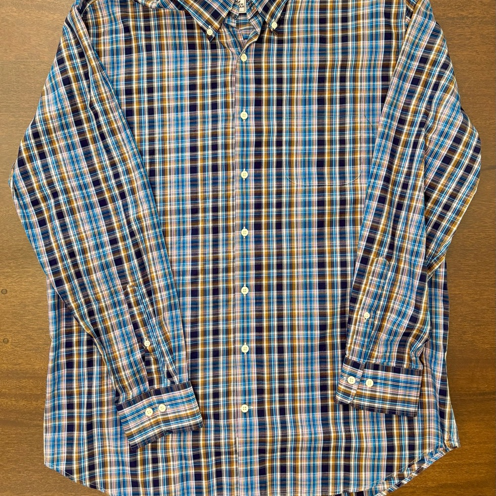 Peter Millar Multicolor Plaid Button Down Shirt